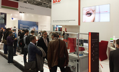 Messestand Electronica München 2016