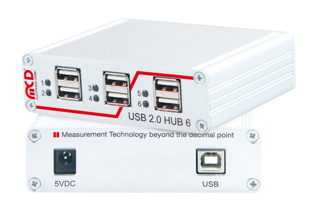 USB-Hub 6-Port, schaltbar