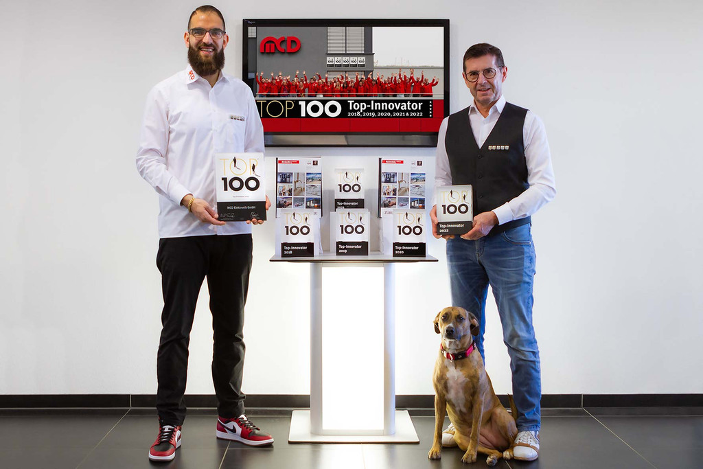 Im fünften Jahr in Folge darf MCD Elektronik die TOP 100-Trophäe präsentieren.
